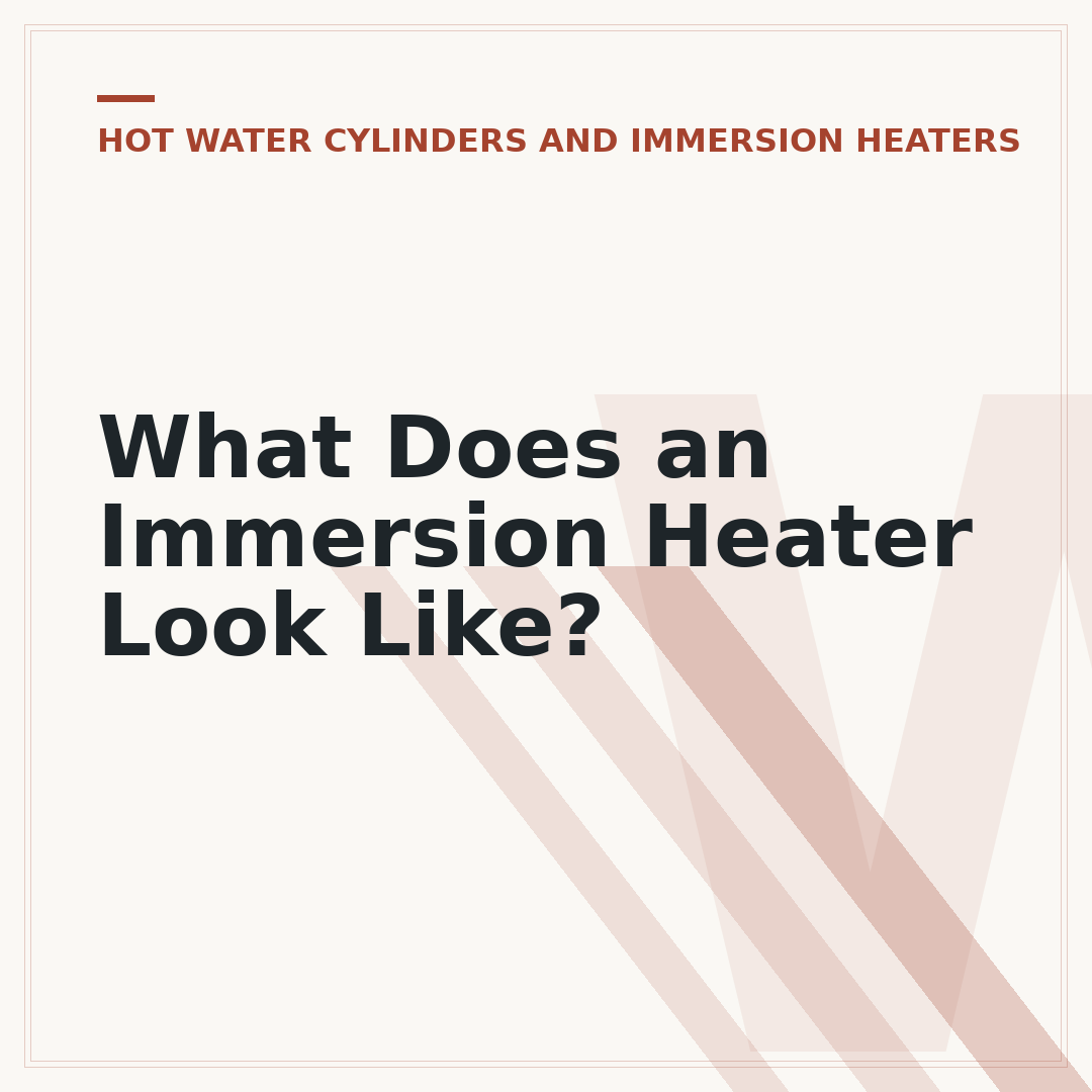 What Does an Immersion Heater Look Like?