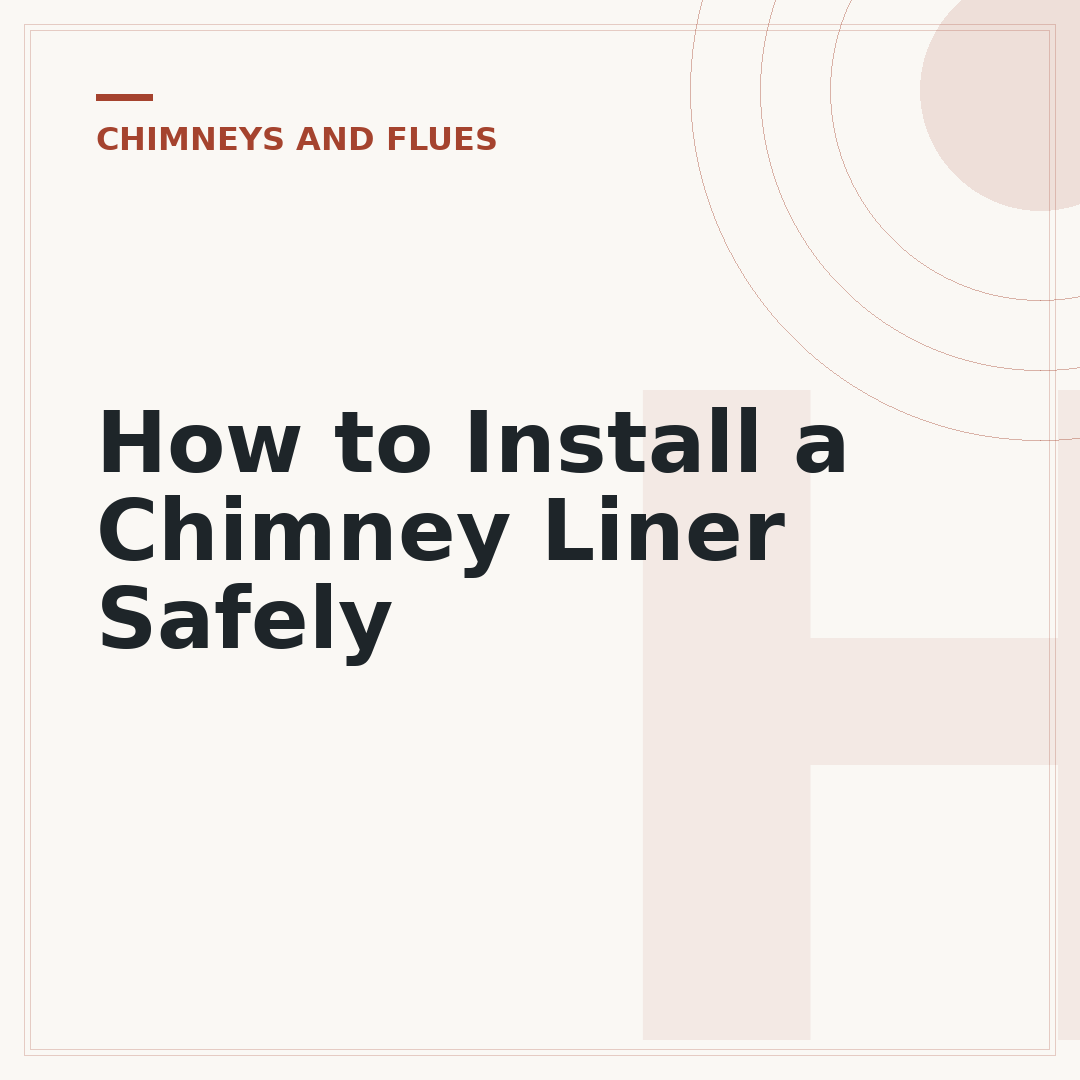 How to Install a Chimney Liner Safely