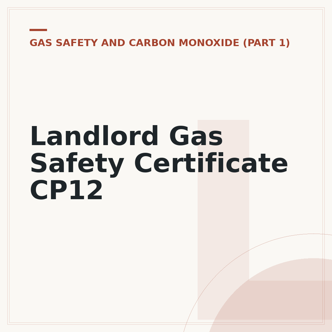 Landlord Gas Safety Certificate CP12