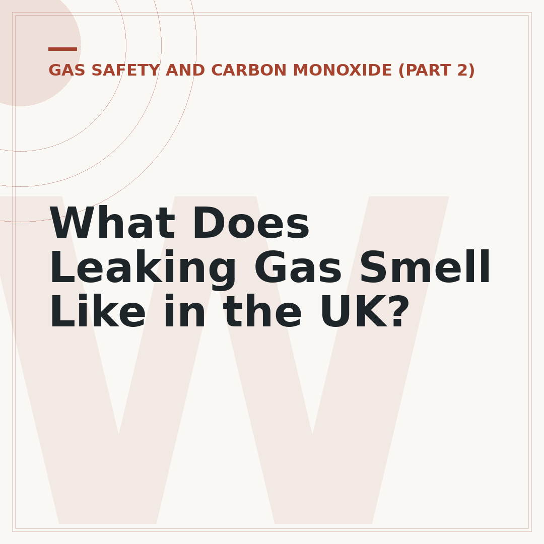 What Does Leaking Gas Smell Like in the UK?