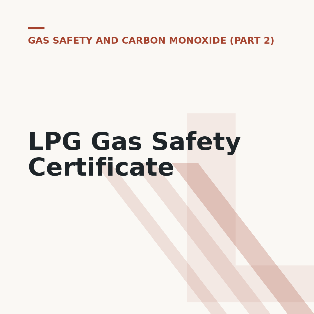 LPG Gas Safety Certificate