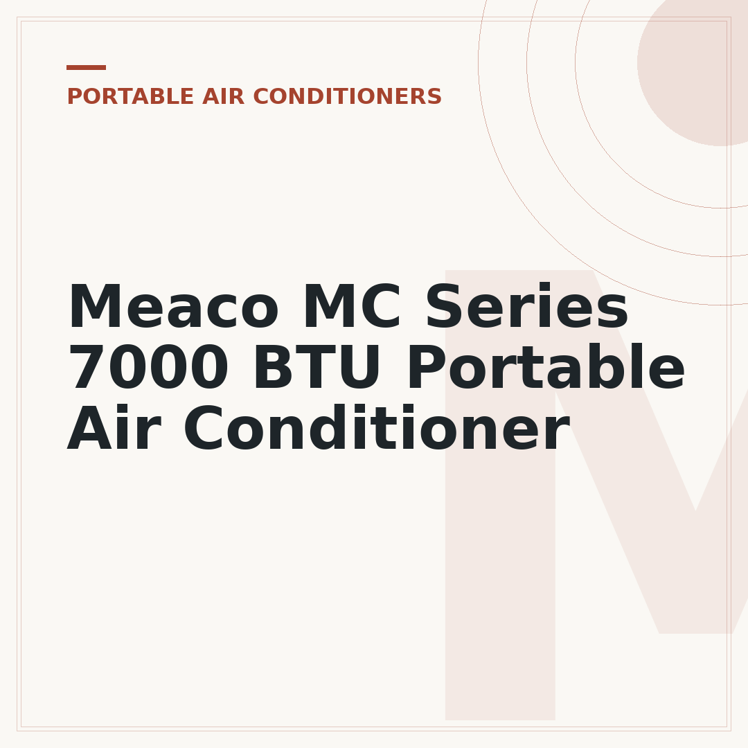 Meaco MC Series 7000 BTU Portable Air Conditioner