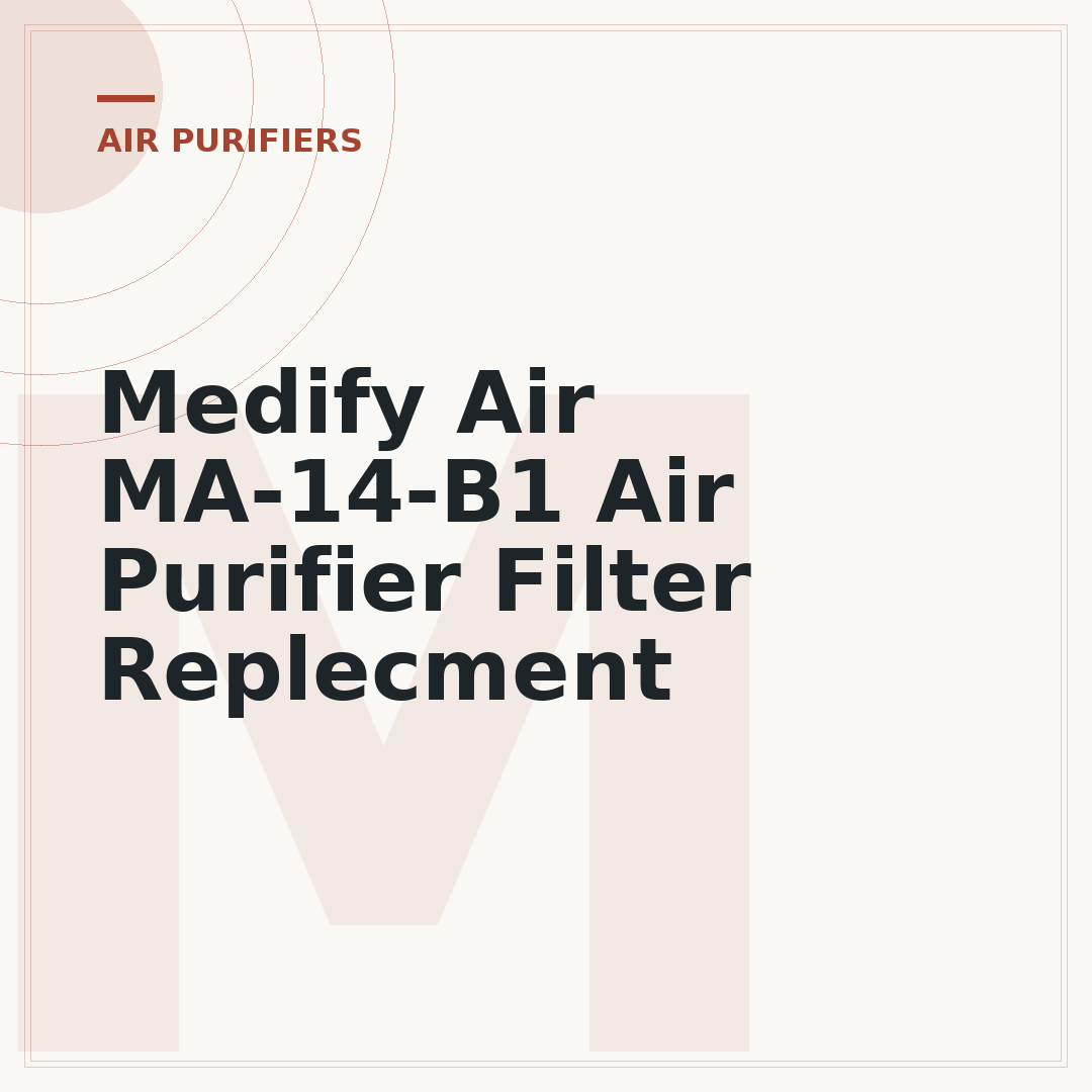 Medify Air MA-14-B1 Air Purifier Filter Replecment