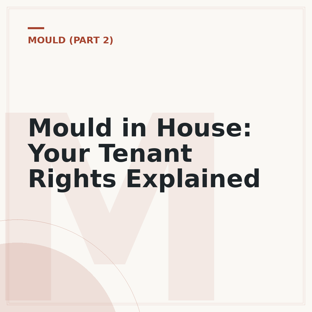 Mould in House: Your Tenant Rights Explained