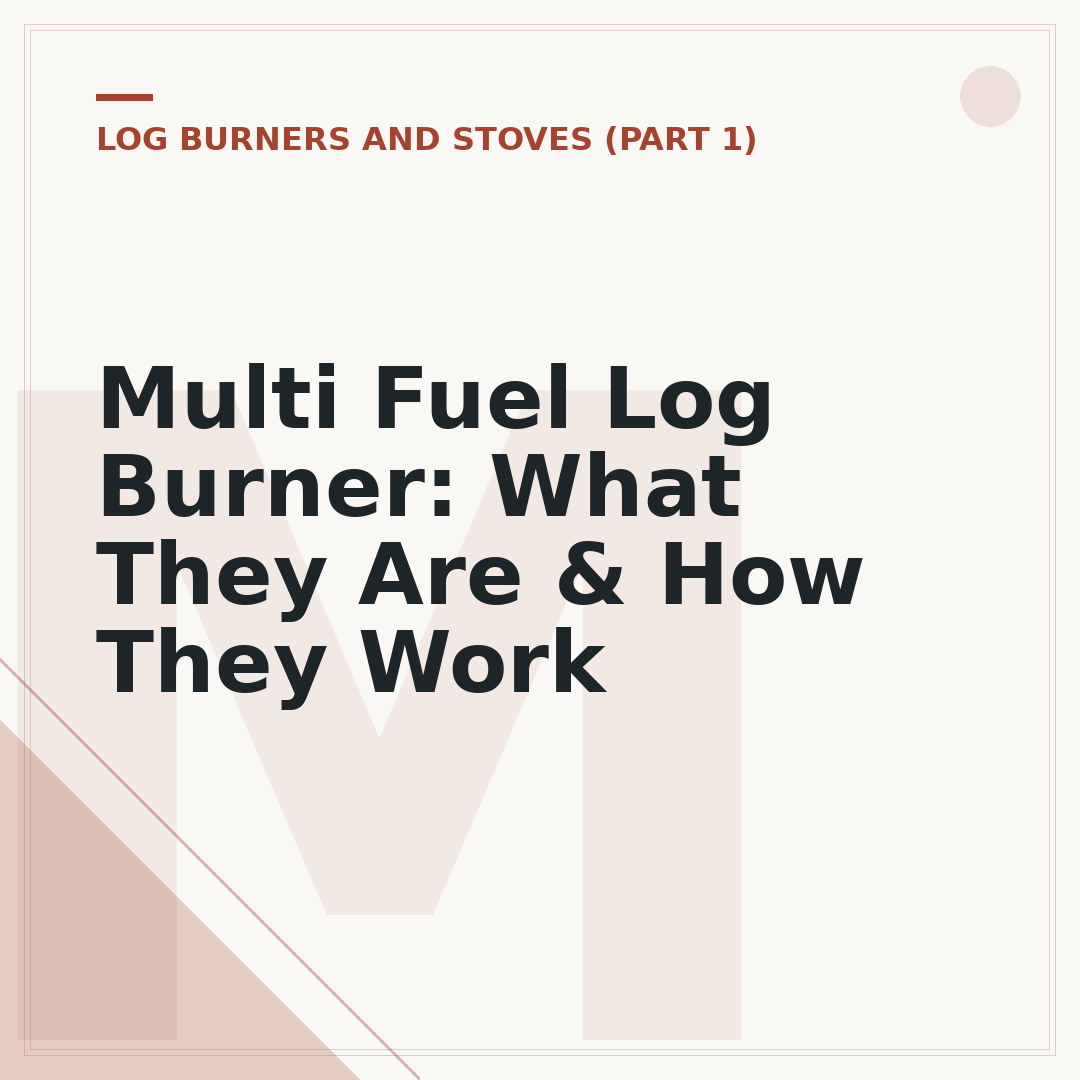 Multi Fuel Log Burner: What They Are & How They Work