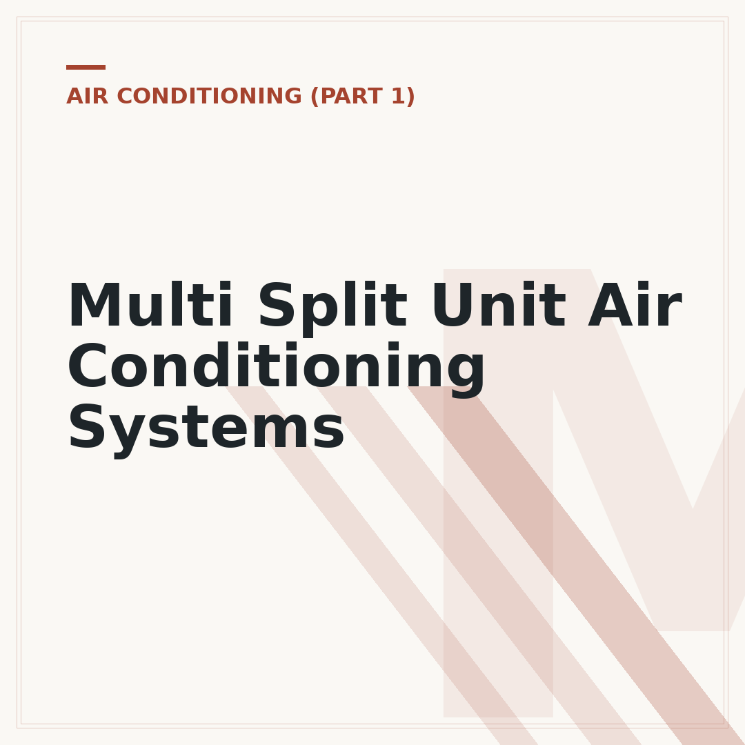 Multi Split Unit Air Conditioning Systems