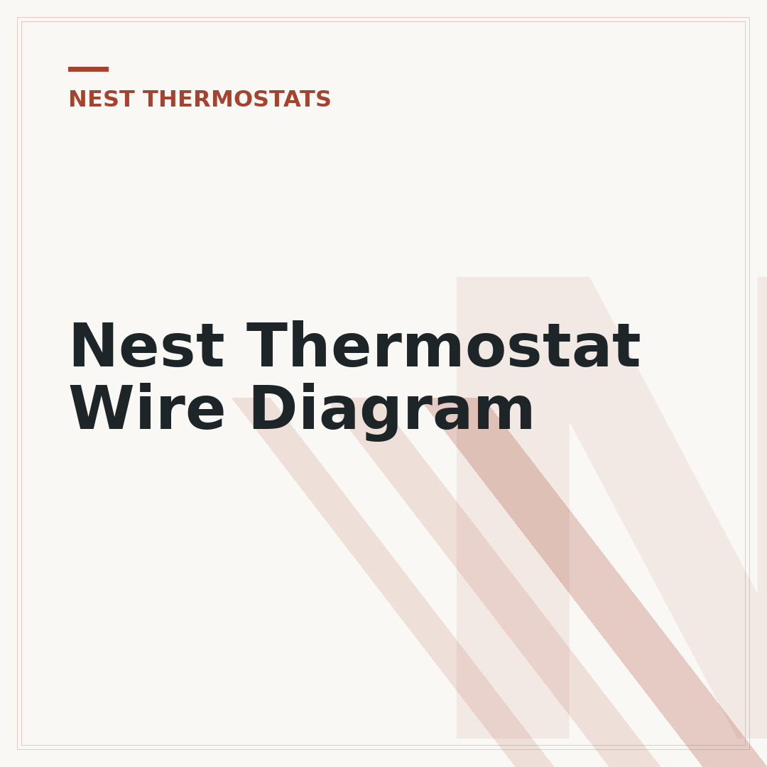 Nest Thermostat Wire Diagram