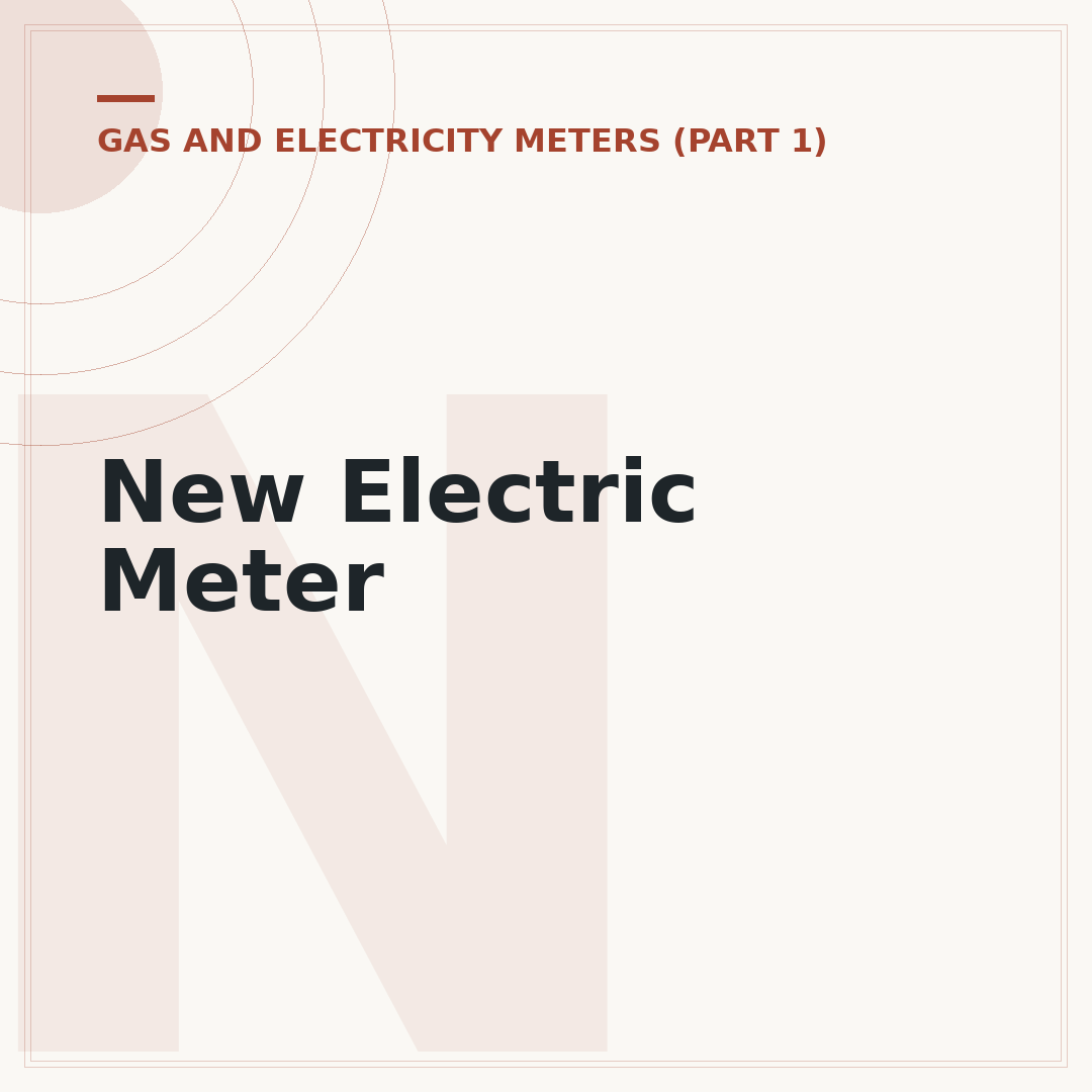 New Electric Meter