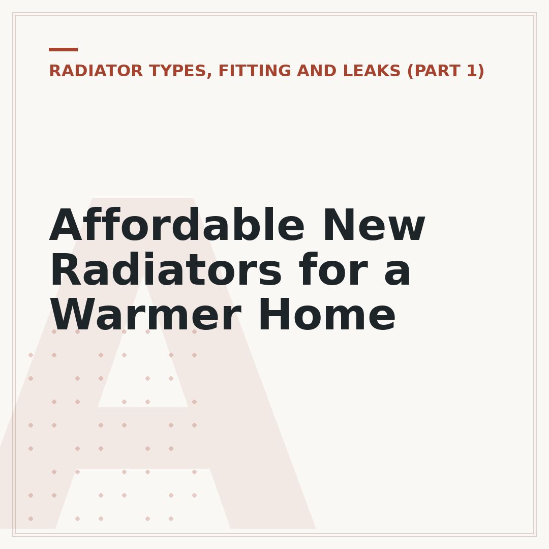 Affordable New Radiators for a Warmer Home