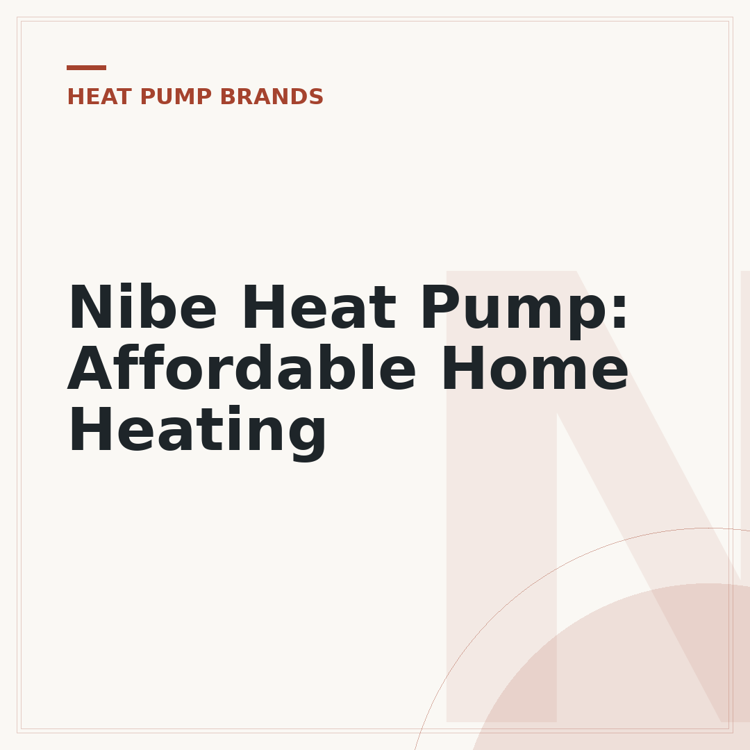 Nibe Heat Pump: Affordable Home Heating