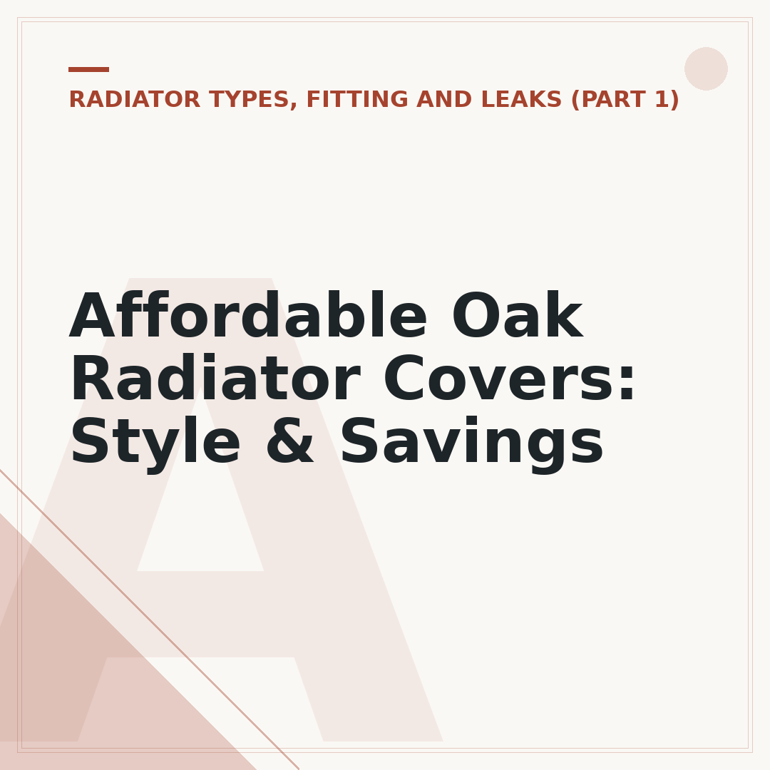 Affordable Oak Radiator Covers: Style & Savings