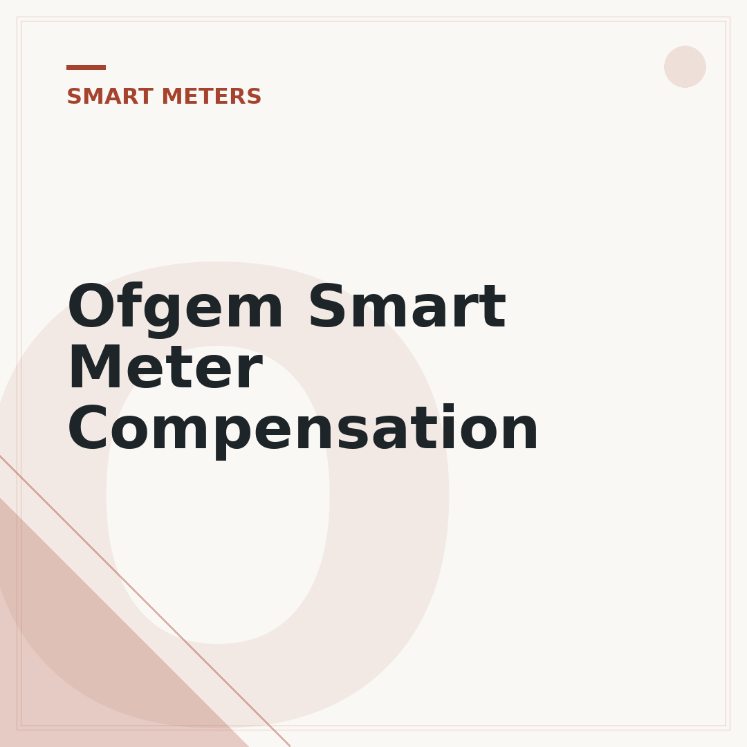 Ofgem Smart Meter Compensation