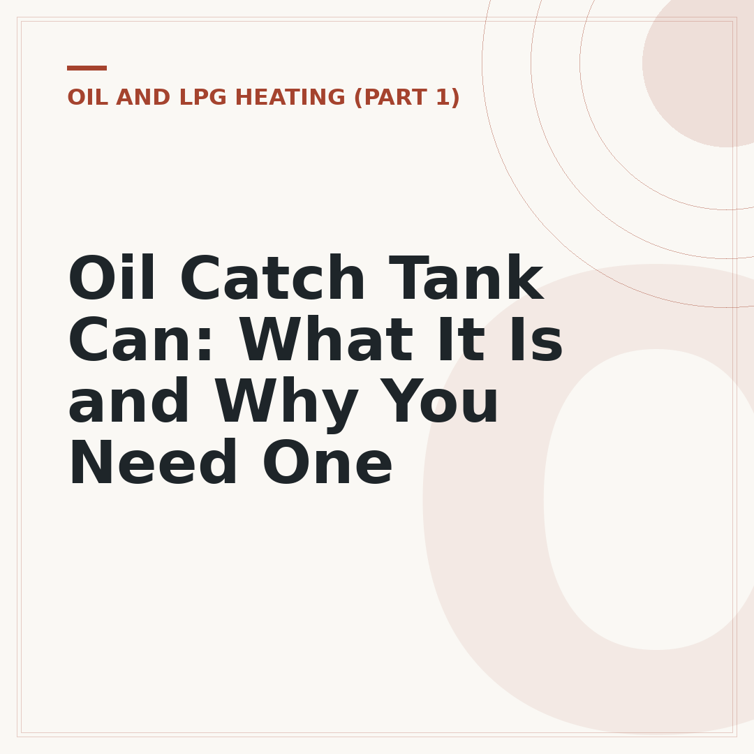 Oil Catch Tank Can: What It Is and Why You Need One