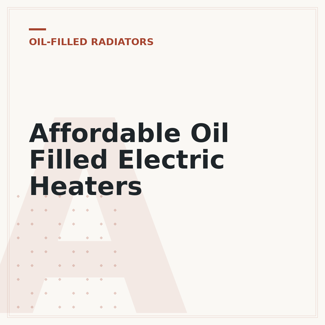 Affordable Oil Filled Electric Heaters