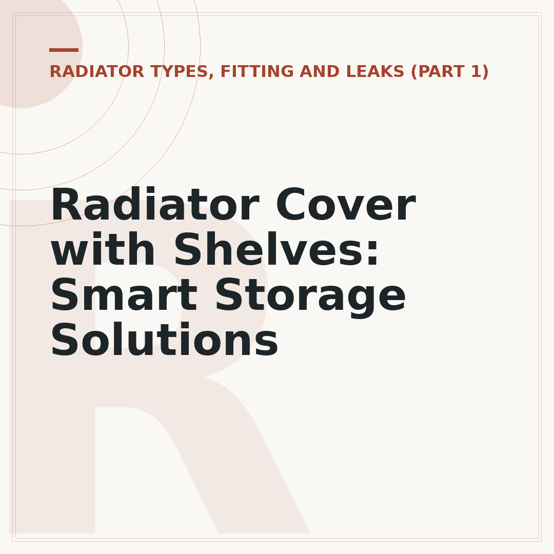 Radiator Cover with Shelves: Smart Storage Solutions