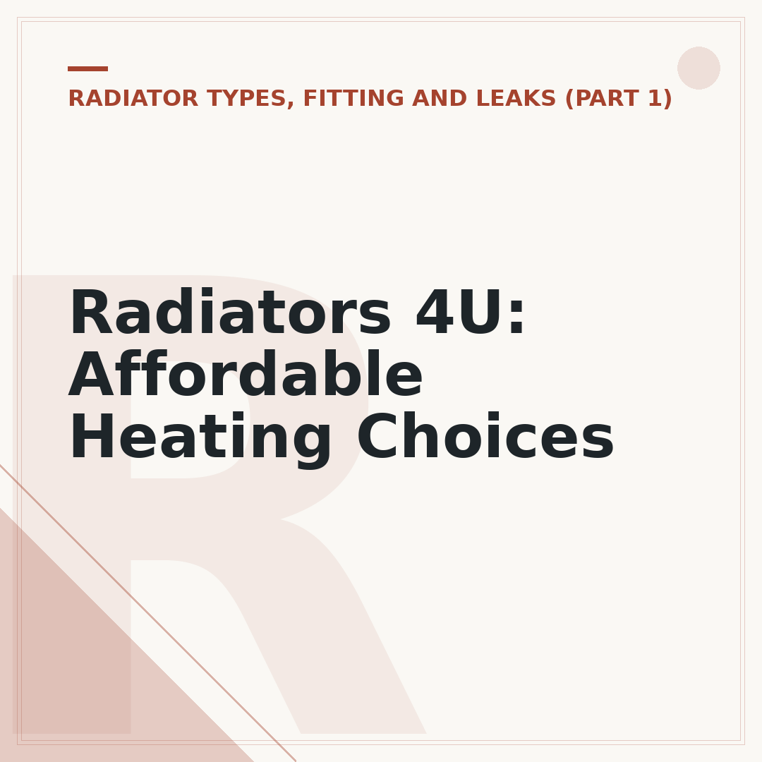 Radiators 4U: Affordable Heating Choices
