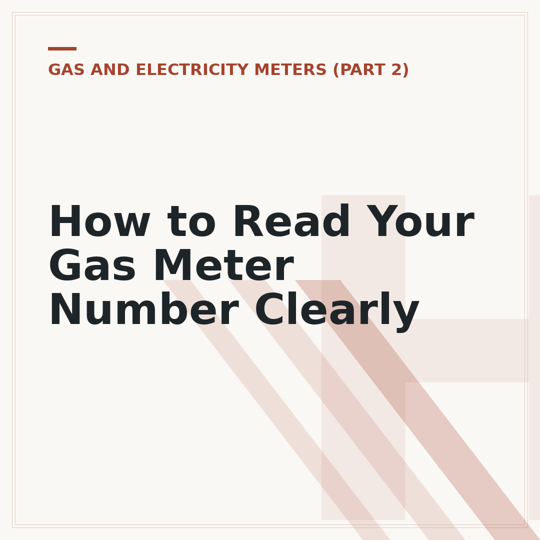 How to Read Your Gas Meter Number Clearly