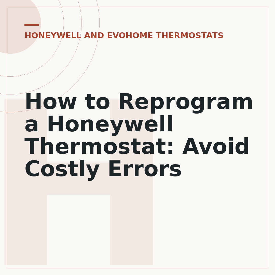 How to Reprogram a Honeywell Thermostat: Avoid Costly Errors