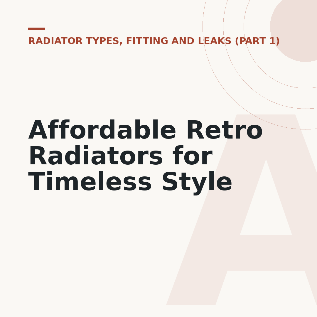 Affordable Retro Radiators for Timeless Style