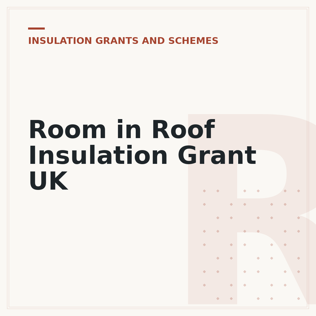 Room in Roof Insulation Grant UK