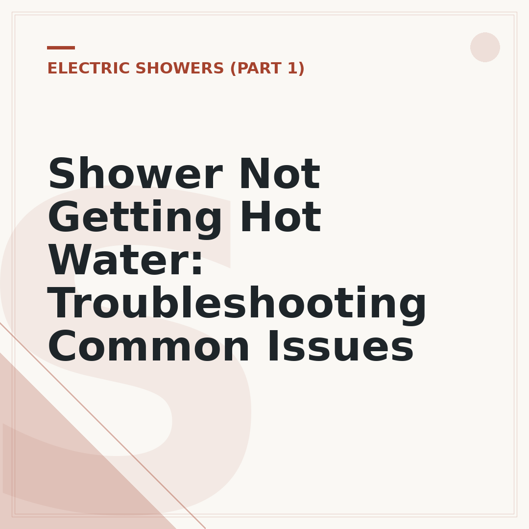 Shower Not Getting Hot Water: Troubleshooting Common Issues
