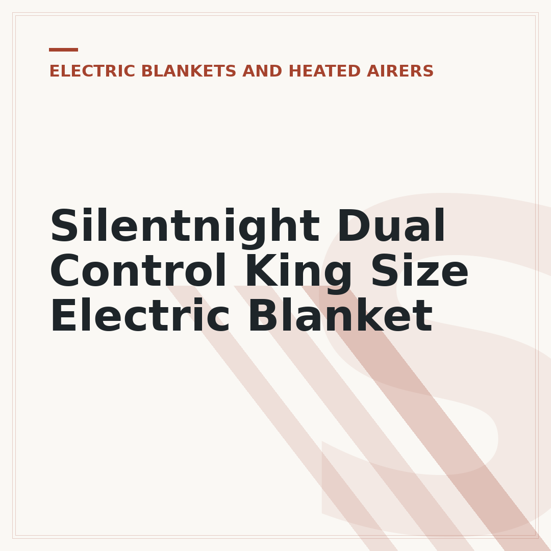 Silentnight Dual Control King Size Electric Blanket