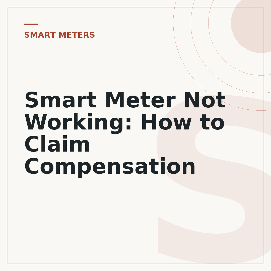 Smart Meter Not Working: How to Claim Compensation