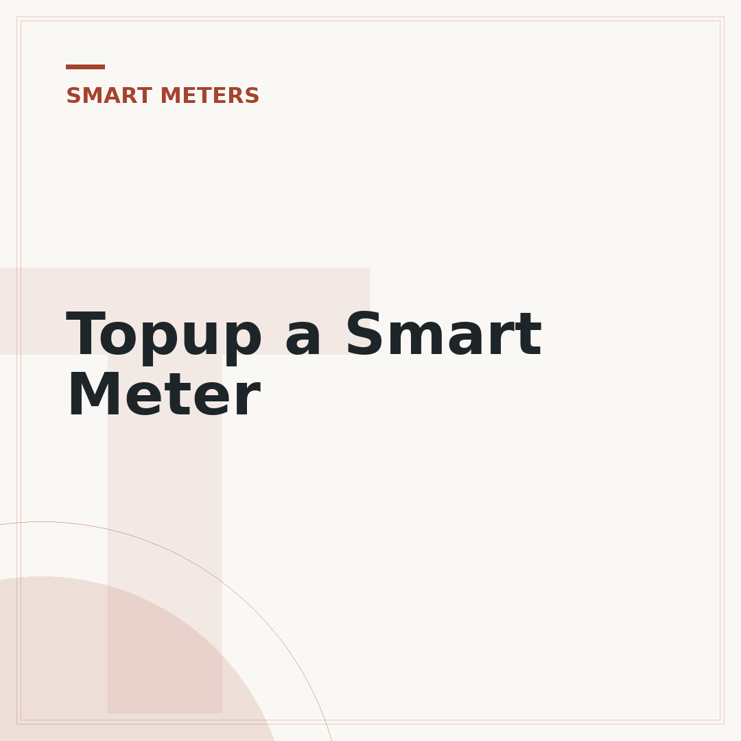 Topup a Smart Meter