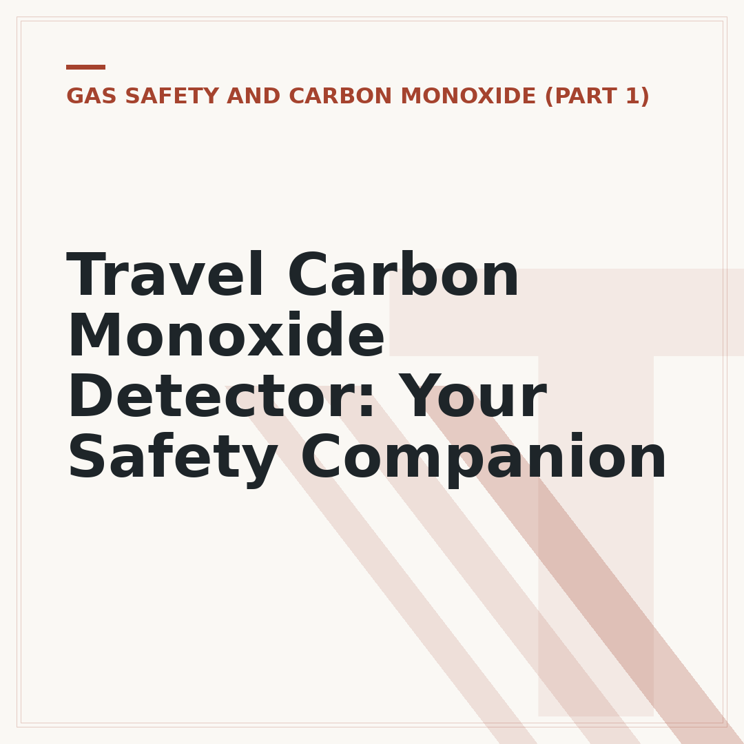 Travel Carbon Monoxide Detector: Your Safety Companion