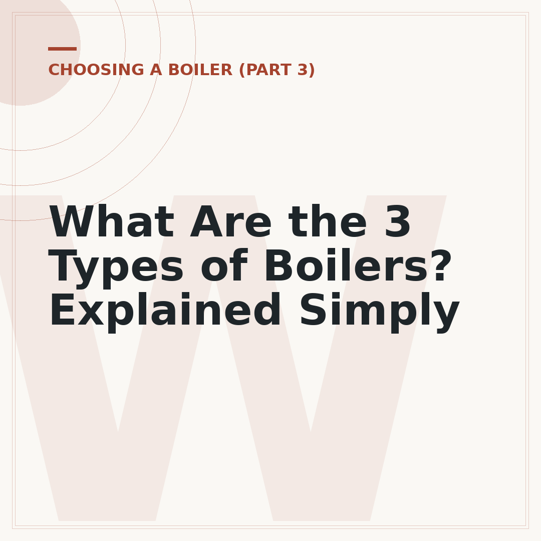 What Are the 3 Types of Boilers? Explained Simply