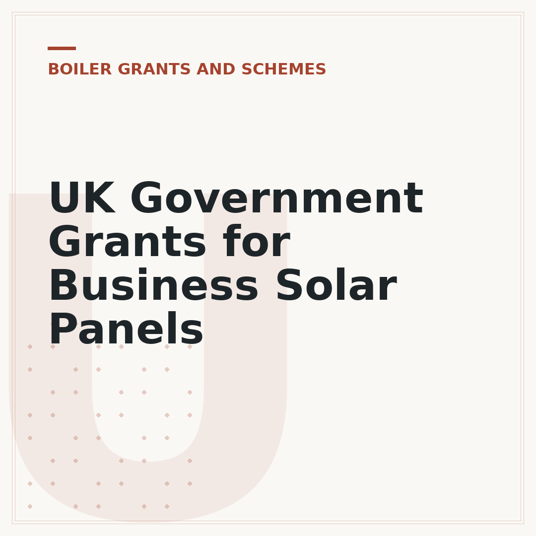 UK Government Grants for Business Solar Panels
