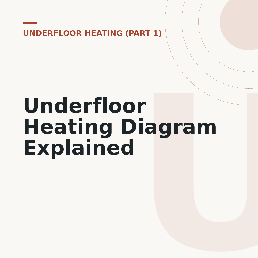 Underfloor Heating Diagram Explained