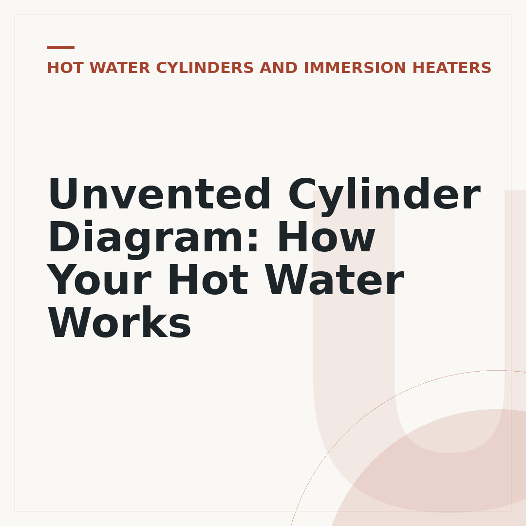 Unvented Cylinder Diagram: How Your Hot Water Works
