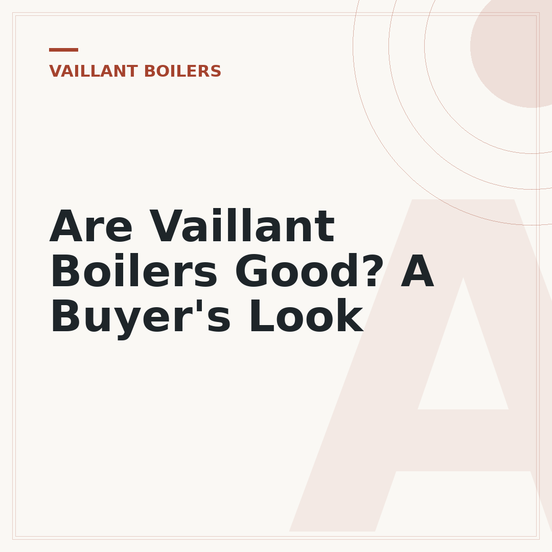 Are Vaillant Boilers Good? A Buyer's Look