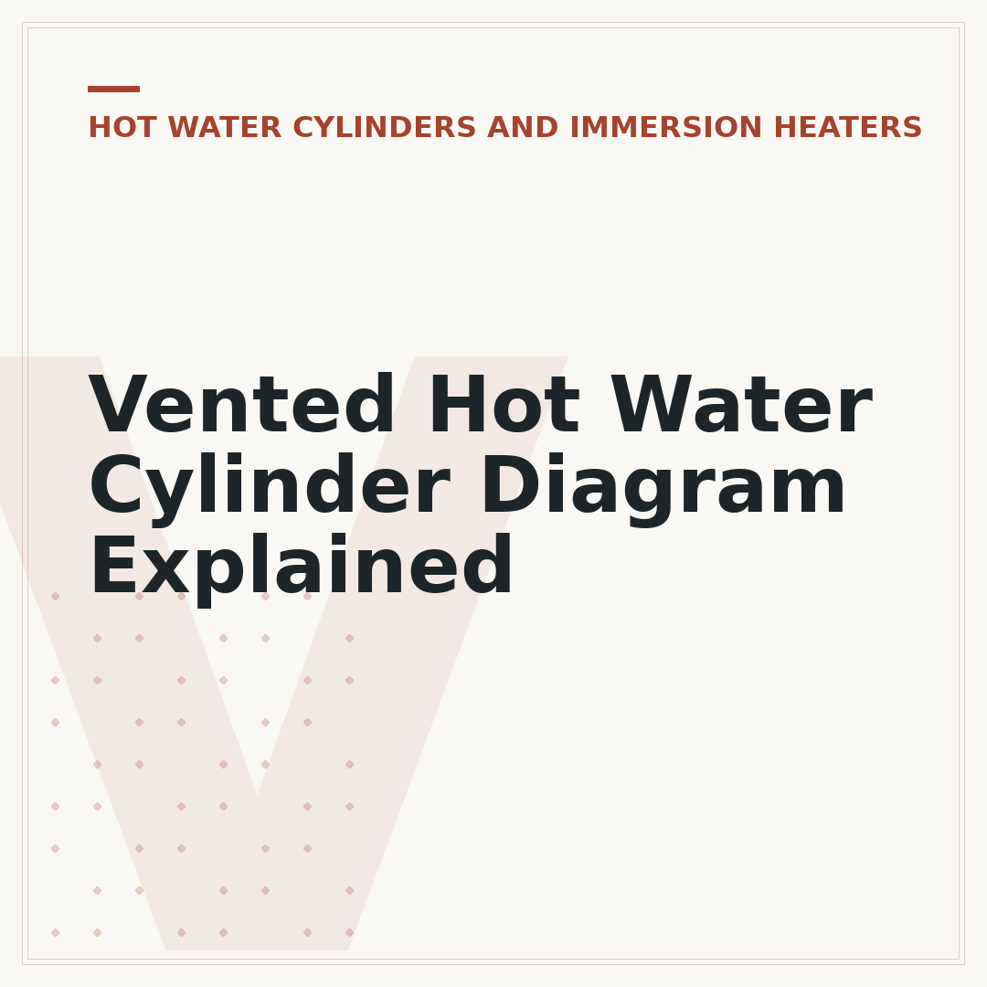 Vented Hot Water Cylinder Diagram Explained
