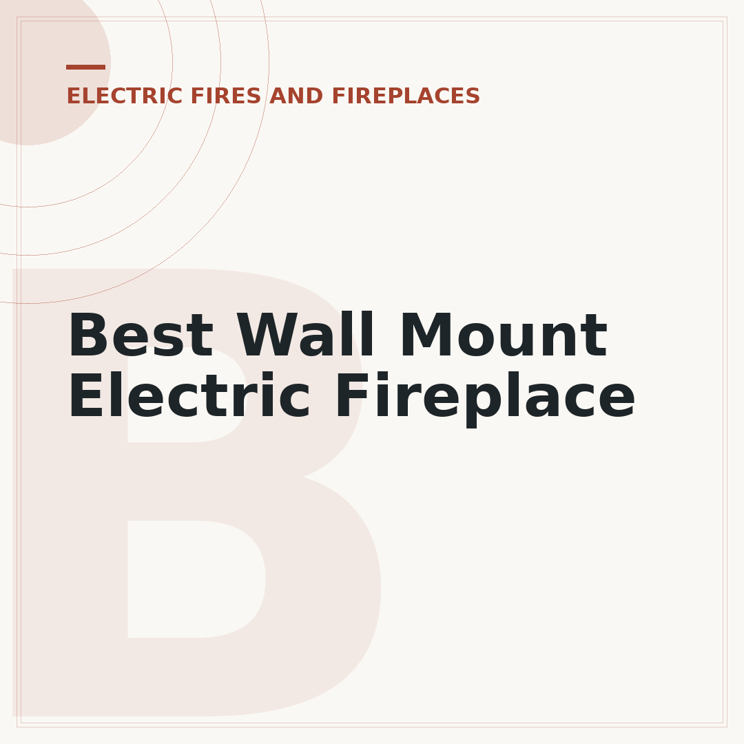 Best Wall Mount Electric Fireplace