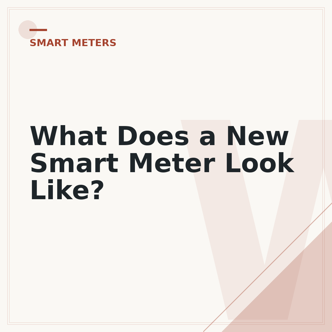 What Does a New Smart Meter Look Like?