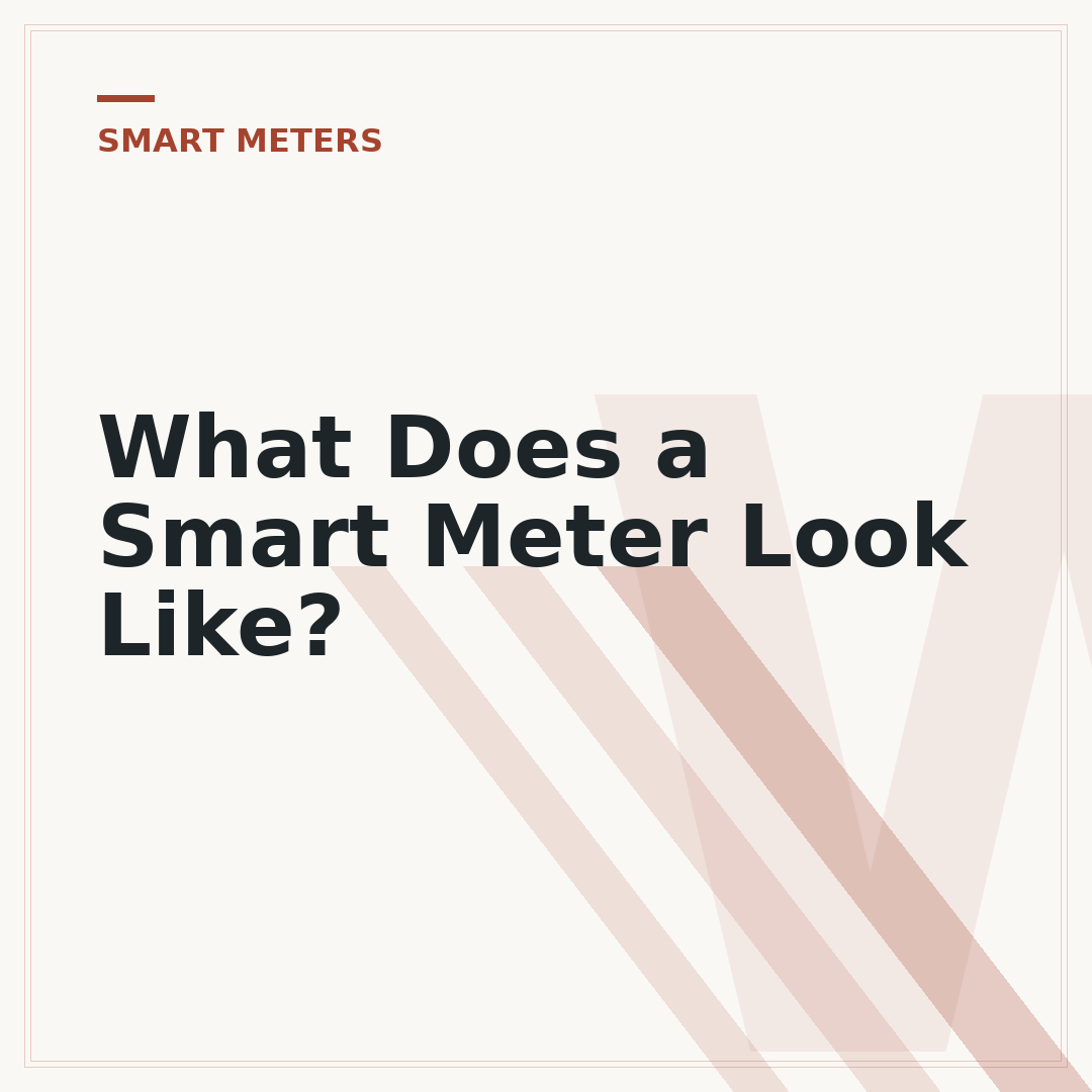 What Does a Smart Meter Look Like?