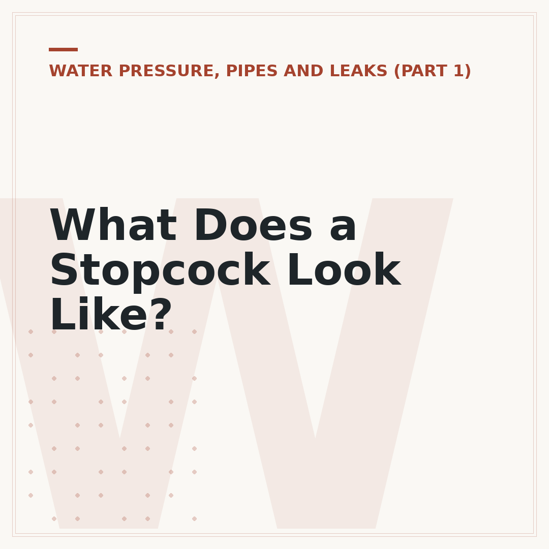 What Does a Stopcock Look Like?