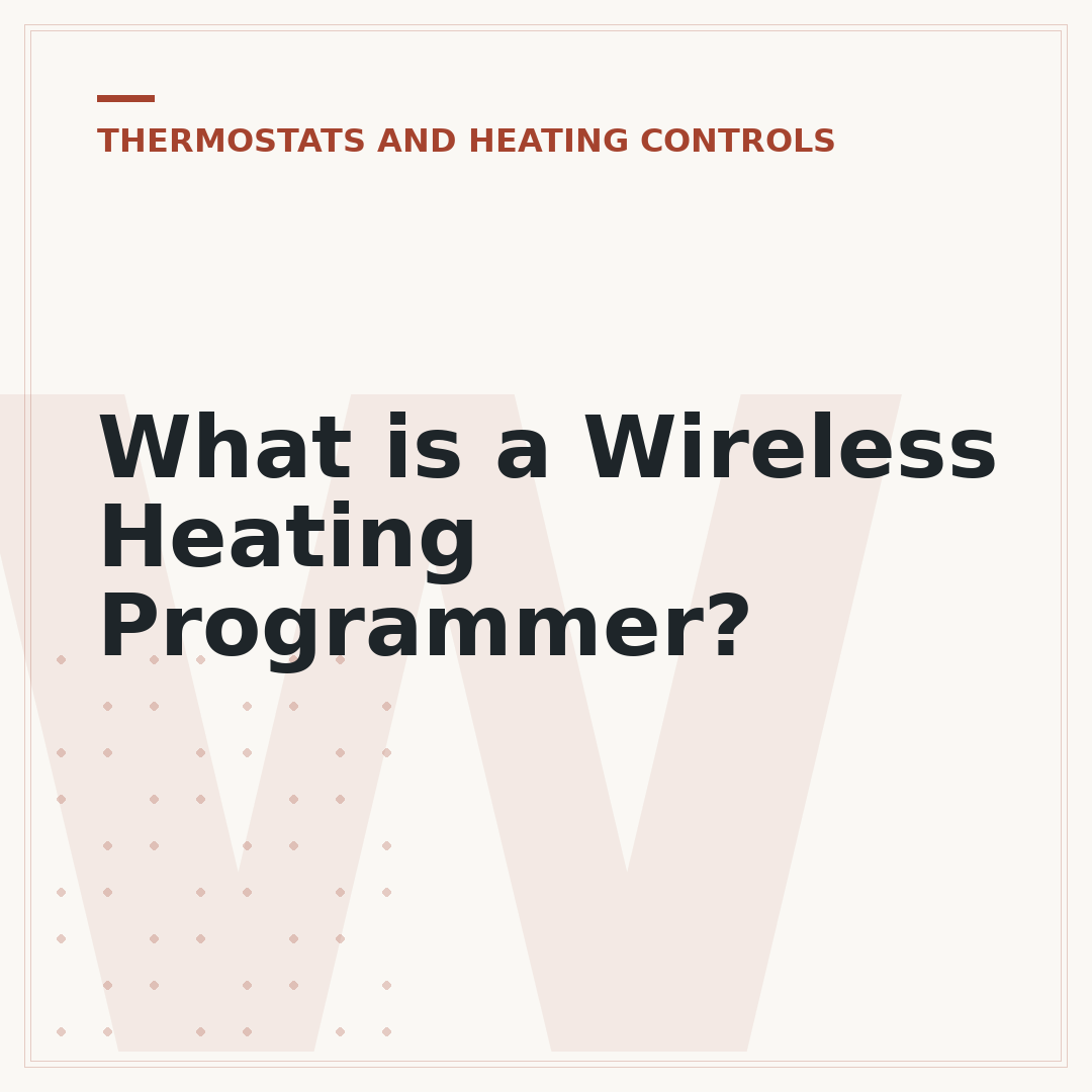 What is a Wireless Heating Programmer?