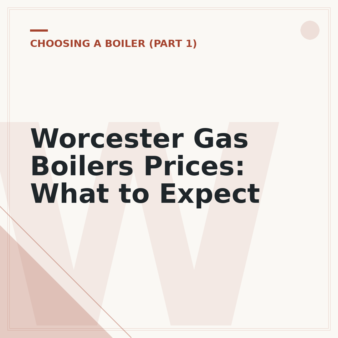 Worcester Gas Boilers Prices: What to Expect